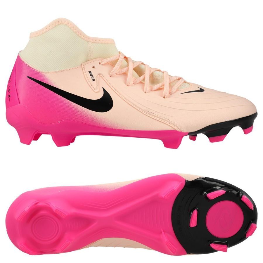 Nike Phantom Luna II Academy MG Prism - Rouge foncé/Noir/Rose