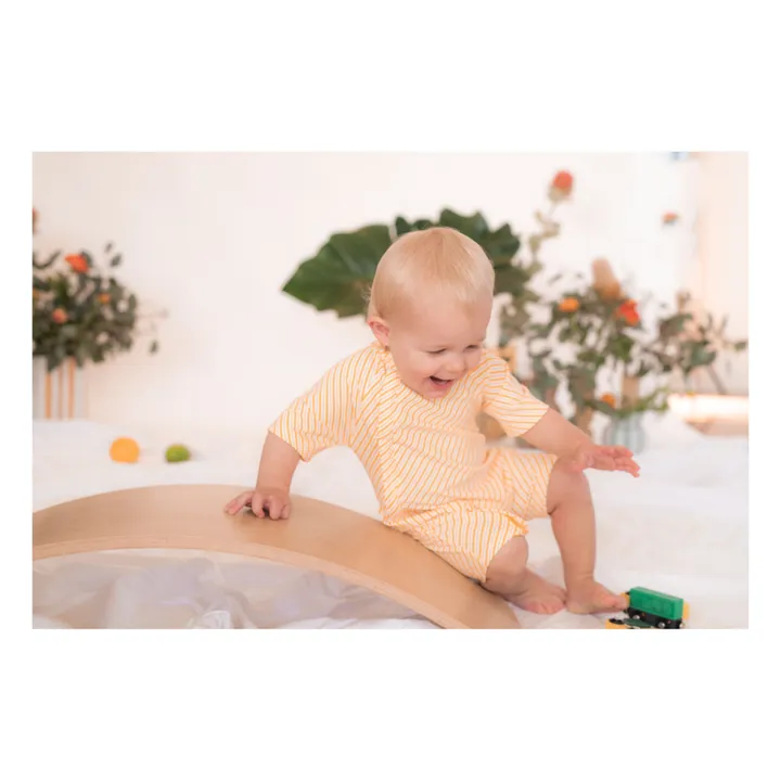 Ina Swim Combinaison Anti-UV Zimmi Rayée | Orange