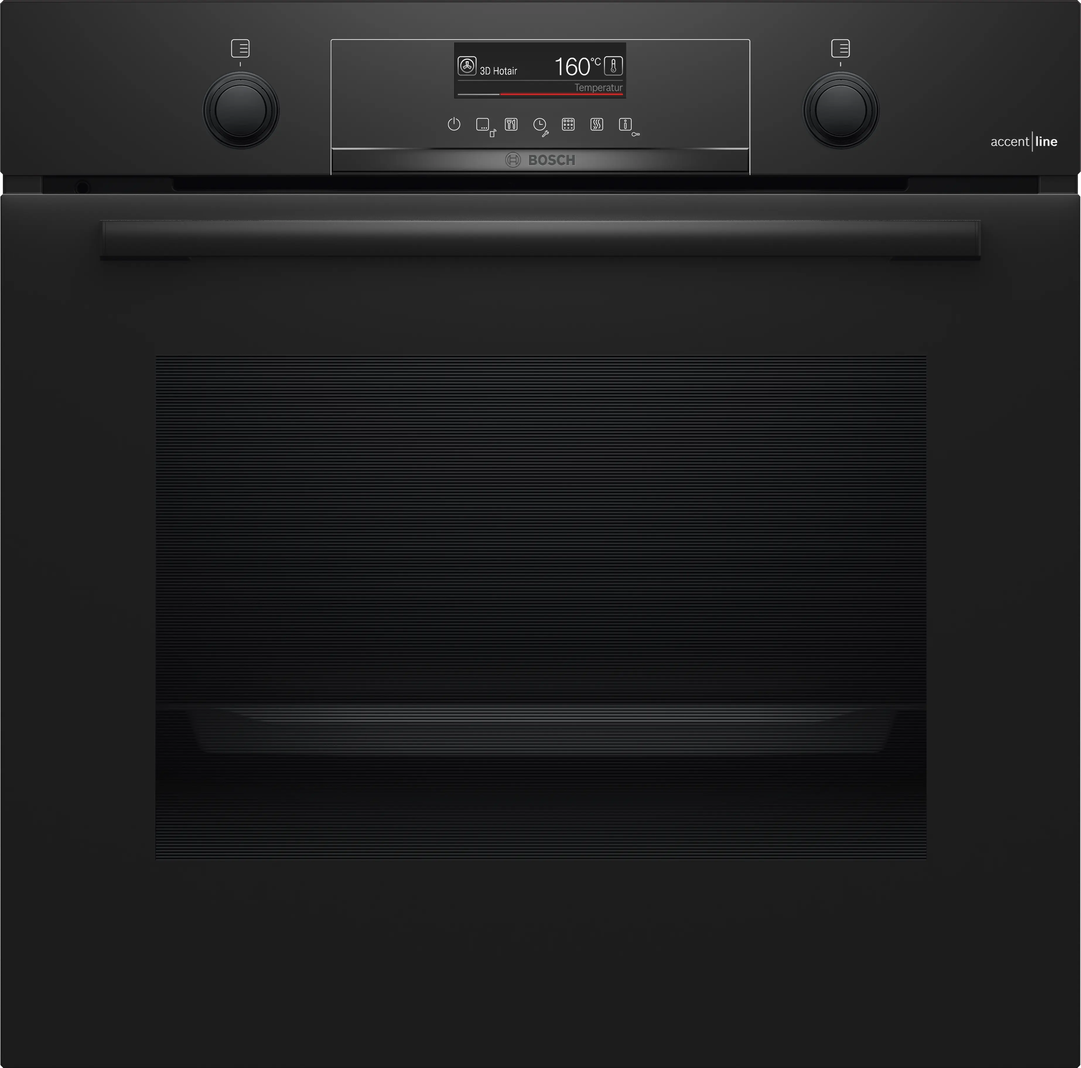 Serie 6 Bakoven 60 x 60 cm Zwart