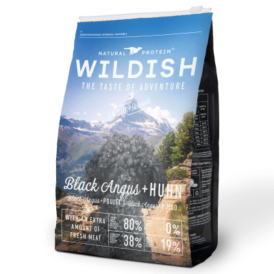 Wildish Dog Black Angus + Huhn Adult/Senior