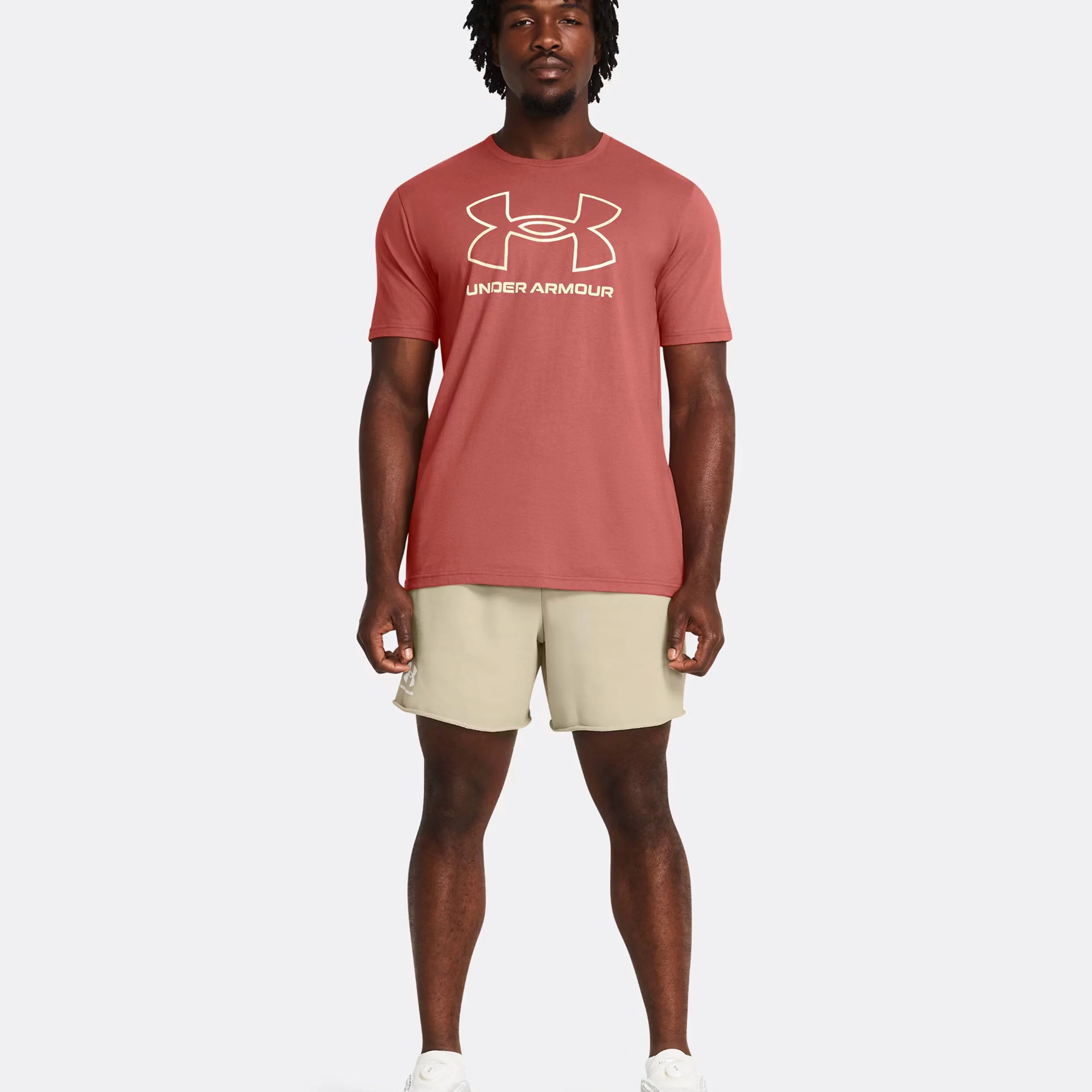 Under Armour Rival Terry 6in Shorts Hommes - Marron