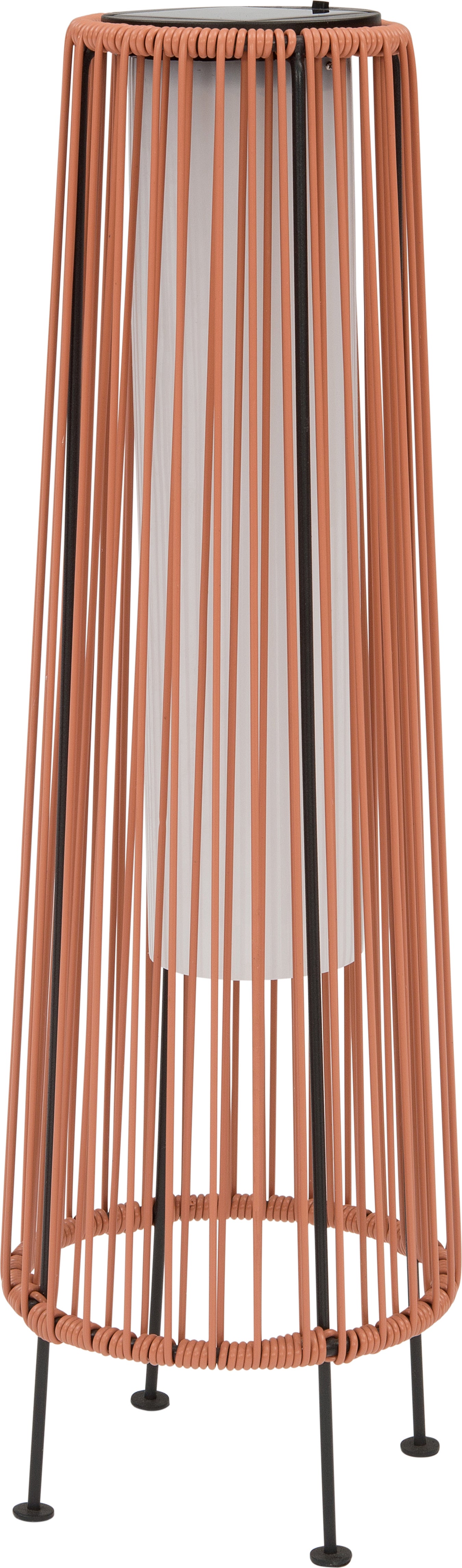 Intratuin solar buitenlamp Len terracotta D 20 H 48 cm