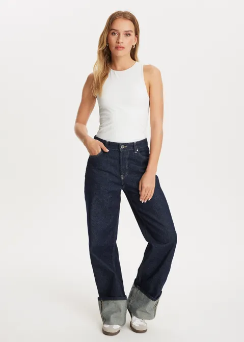 Turn-up rinse jeans jeans (BLW.RSD)
