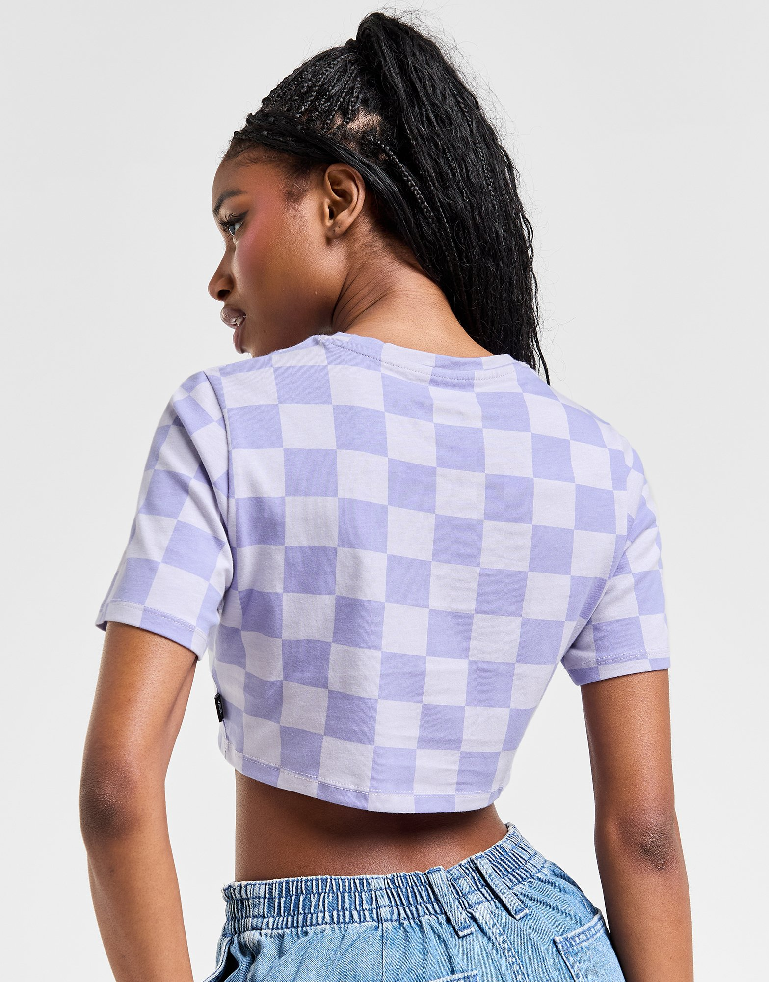 Vans T-shirt Checkerboard Slim Femme
