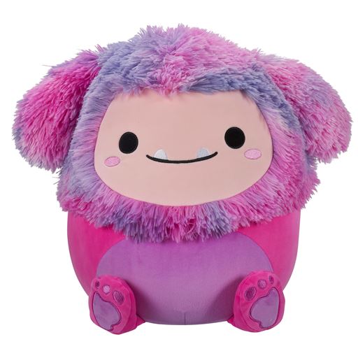 Squishmallows Woxie Bigfoot Bamse, Pink/Lilla