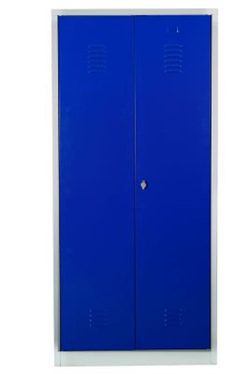 PROREGAL Metalen Locker Flamingo HxBxD 180 x 80 x 50 cm Hangslot Grijsblauw