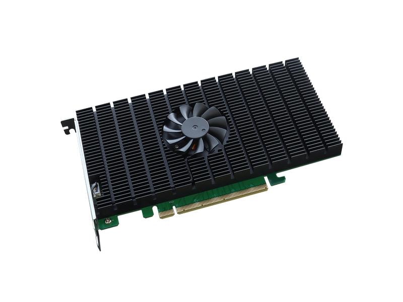 Highpoint Host Bus Adapter Rocket 1504 PCI-Ex16v4 - 4x M.2 PCIe 4.0 x16 4-Port M.2 NVMe HBA – Kostengünstiger, leistungsstarker 4-Port PCIe Gen4 M.2 NVMe