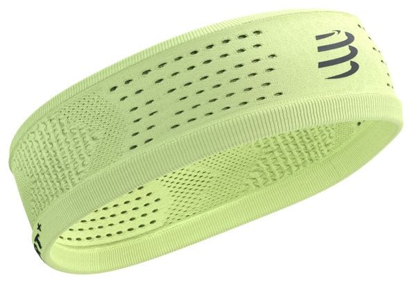 Bandeau Compressport Thin Headband On/Off Vert