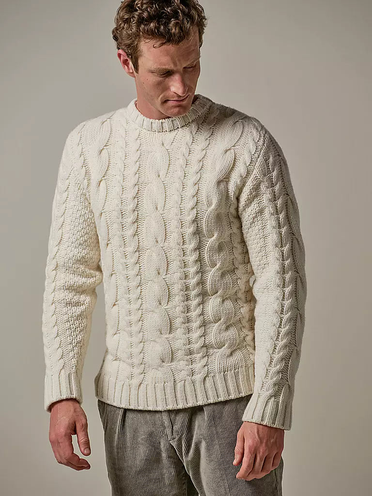 PROFUOMO Pullover creme