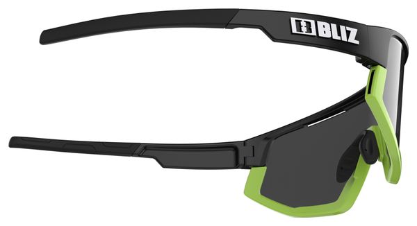 Lunettes Bliz Fusion Noir Mat / Vert Smoke