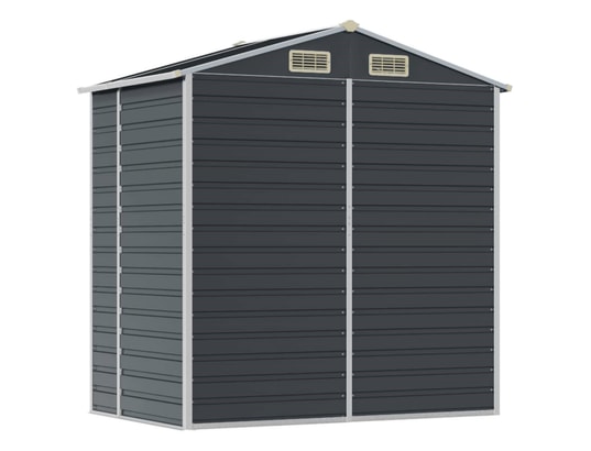 VIDAXL - Abri de jardin anthracite 191x130x198 cm acier galvanisé