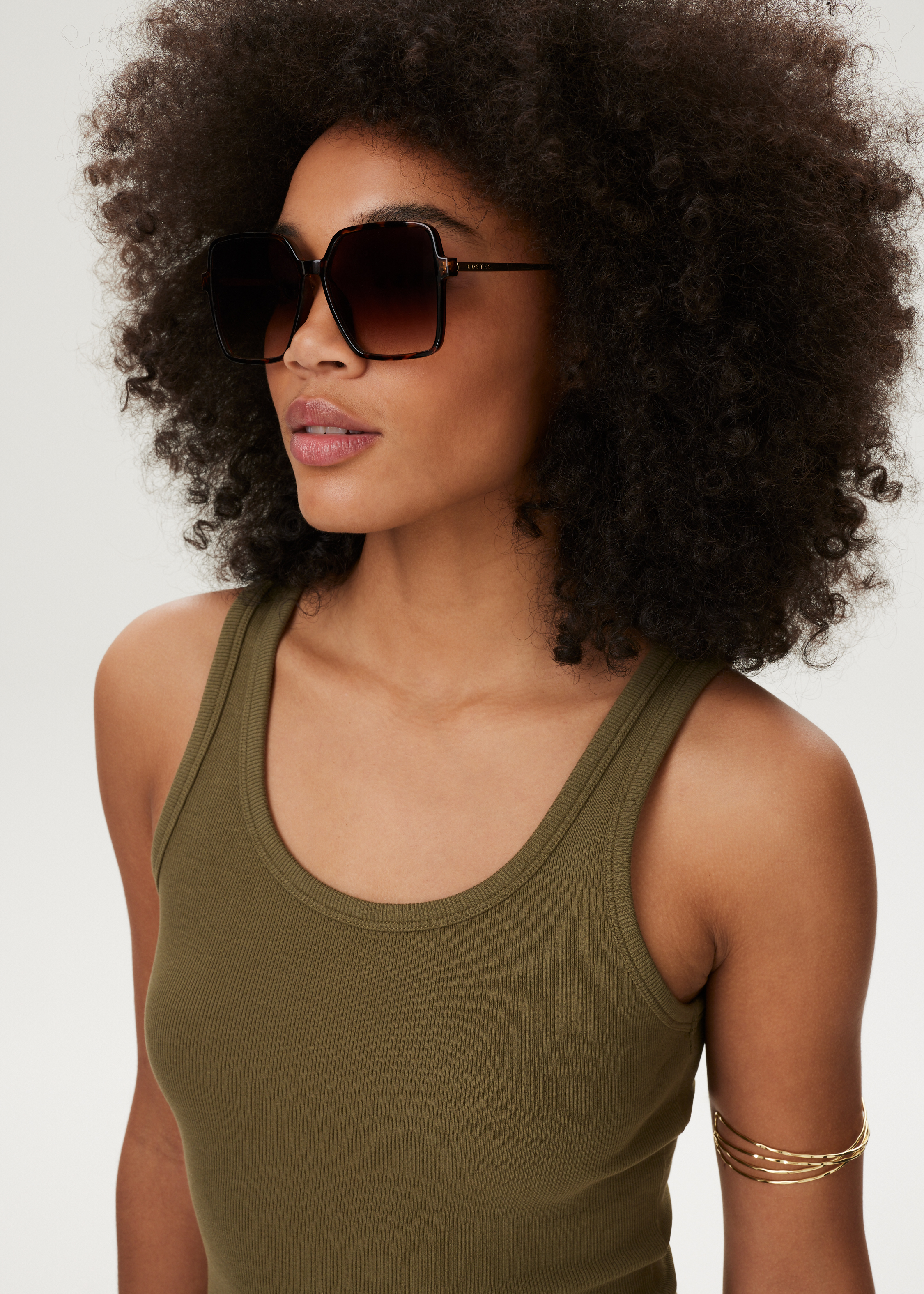 Midi rib jurk