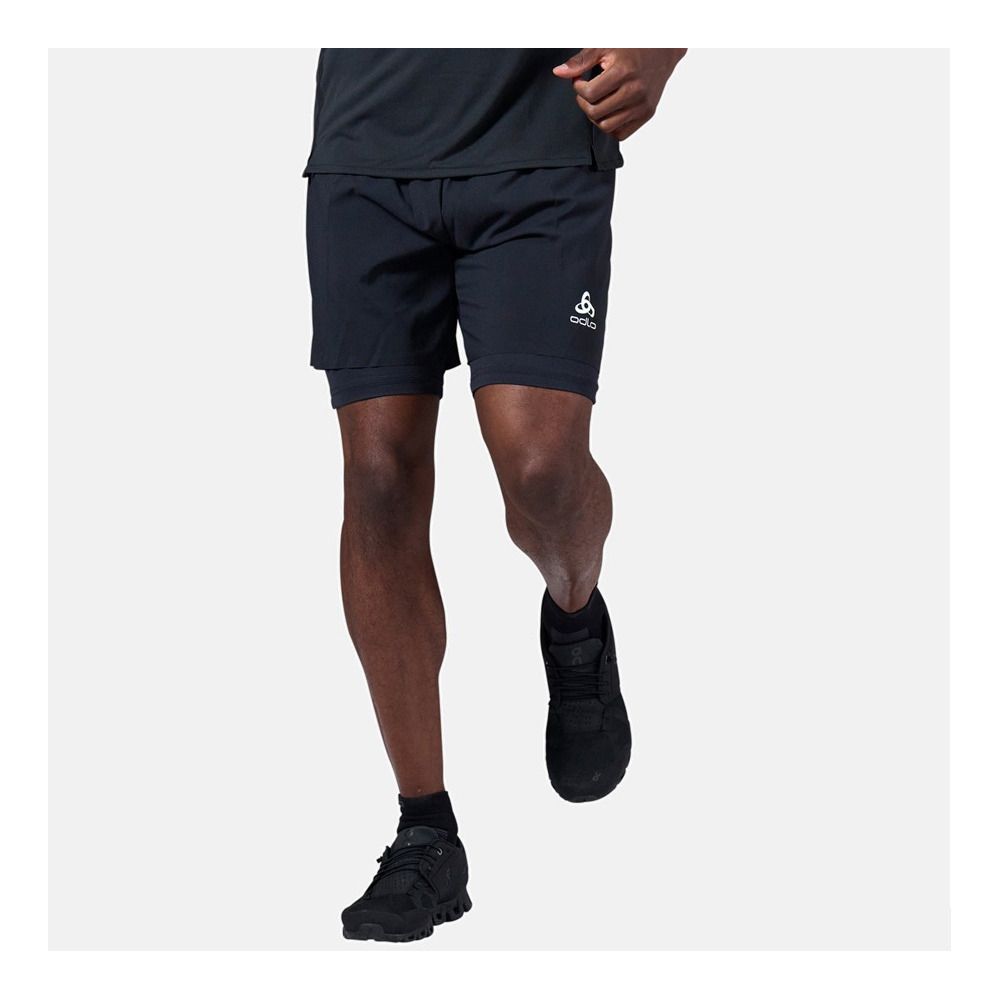 Odlo AXALP TRAIL - Short 2 en 1 Homme black