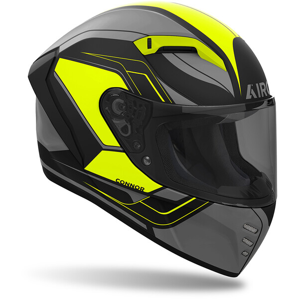 Airoh - Casque Connor Dunk Gris / Noir / Jaune / Mat