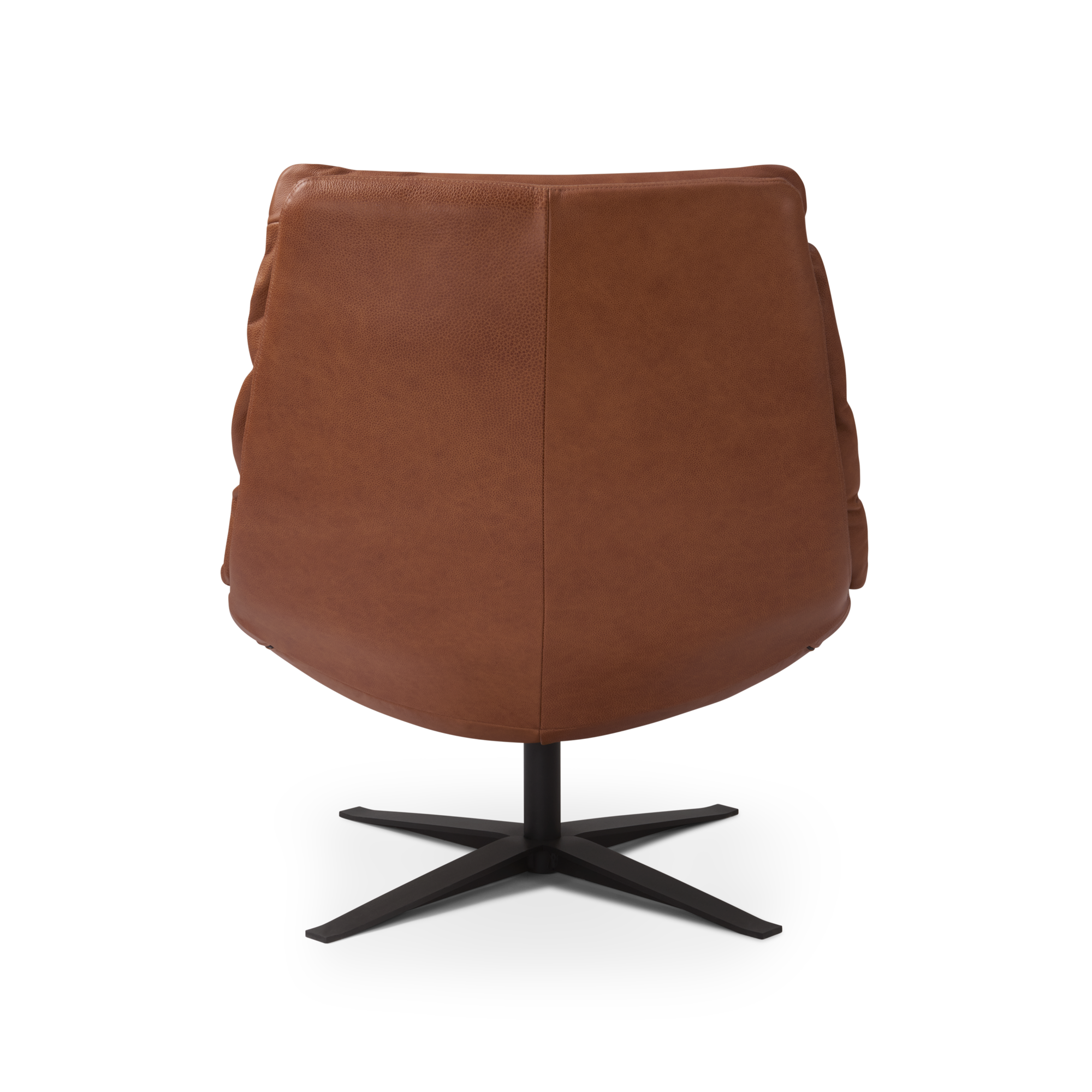 Fauteuil Paul leer rebound cognac