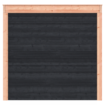 Overkapping Douglas Zwart Zweeds Rabat 445x255cm