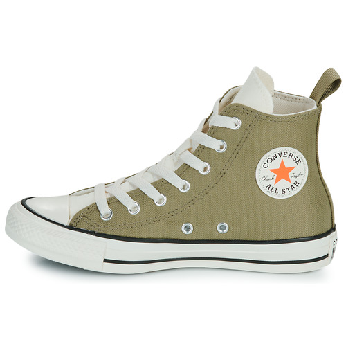 Converse - CHUCK TAYLOR ALL STAR - Kaki / Blanc