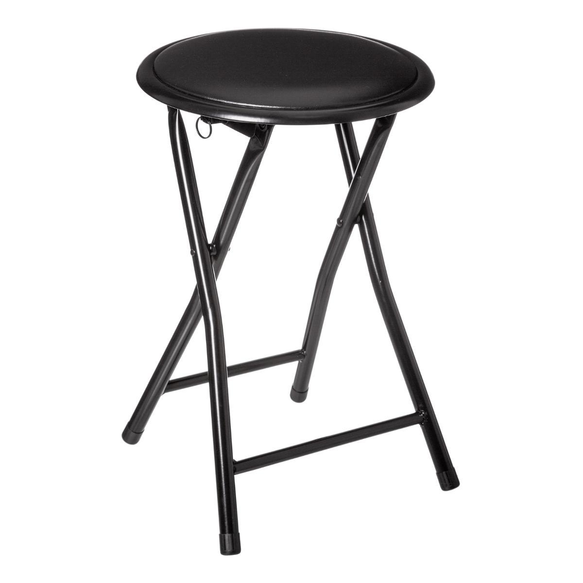 TABOURET PLIANT BASIC NOIR