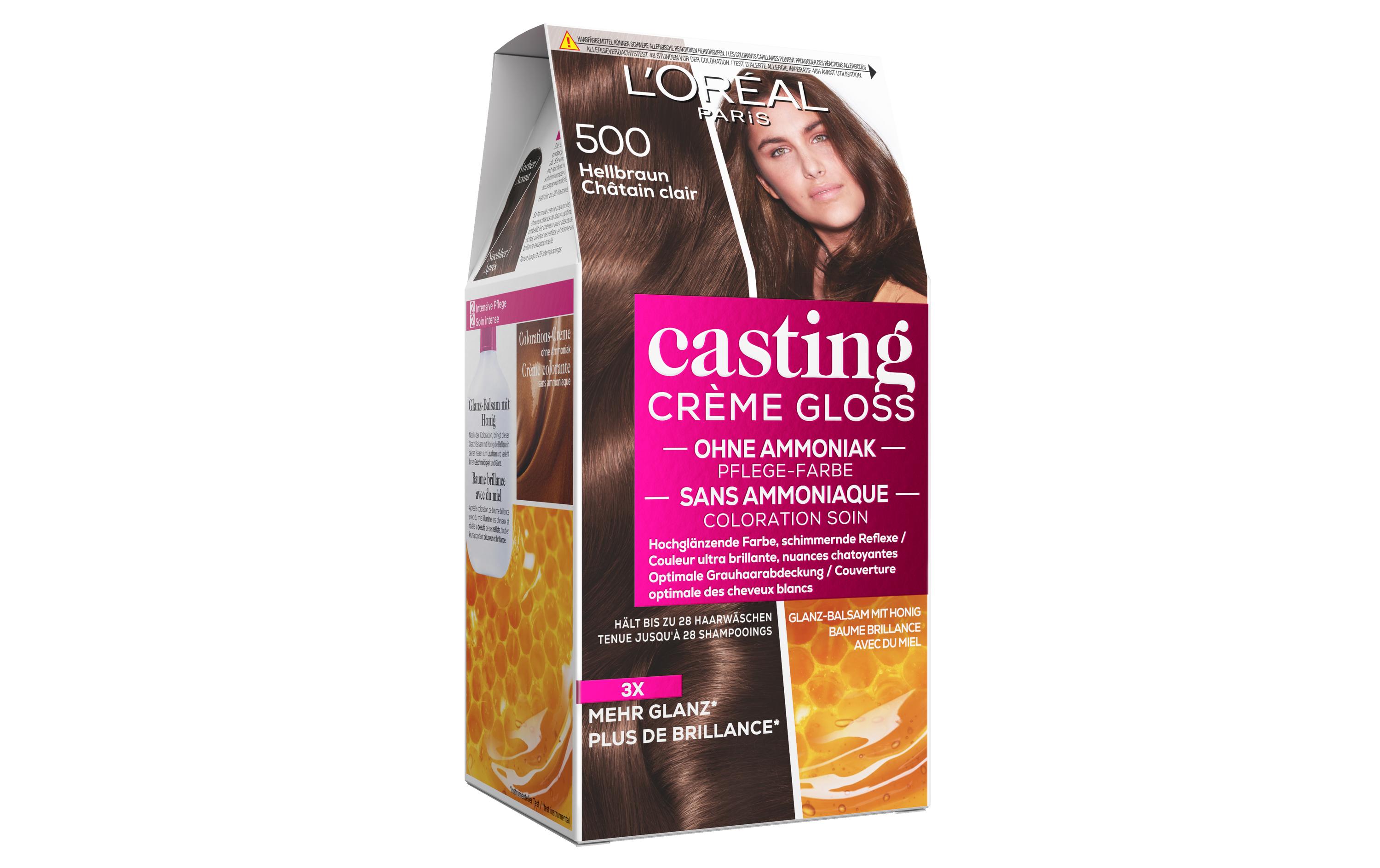 Casting Crème Gloss 500 HellbraunSemi-Permanente Haarfarbe
