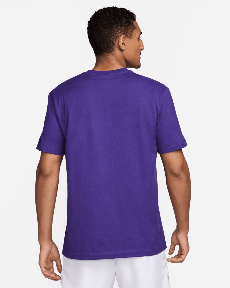 T-shirt Nike NikeCourt Violet pour homme