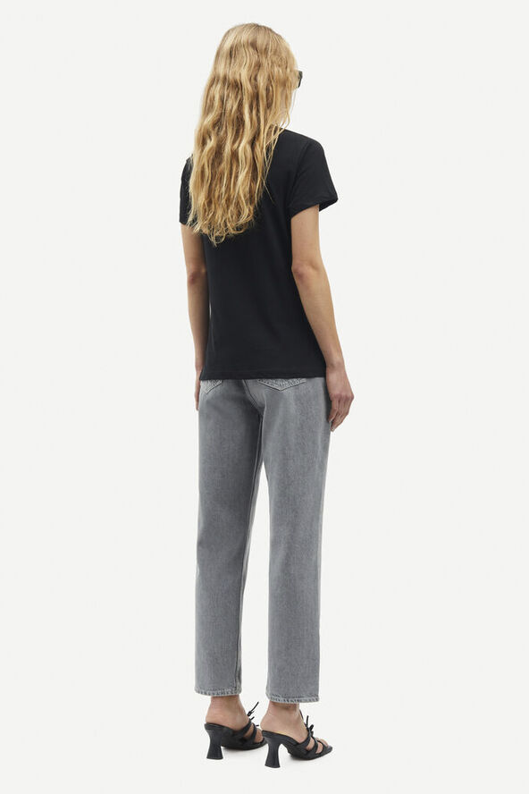 Samsøe Samsøe Solly tee solid 205 Black