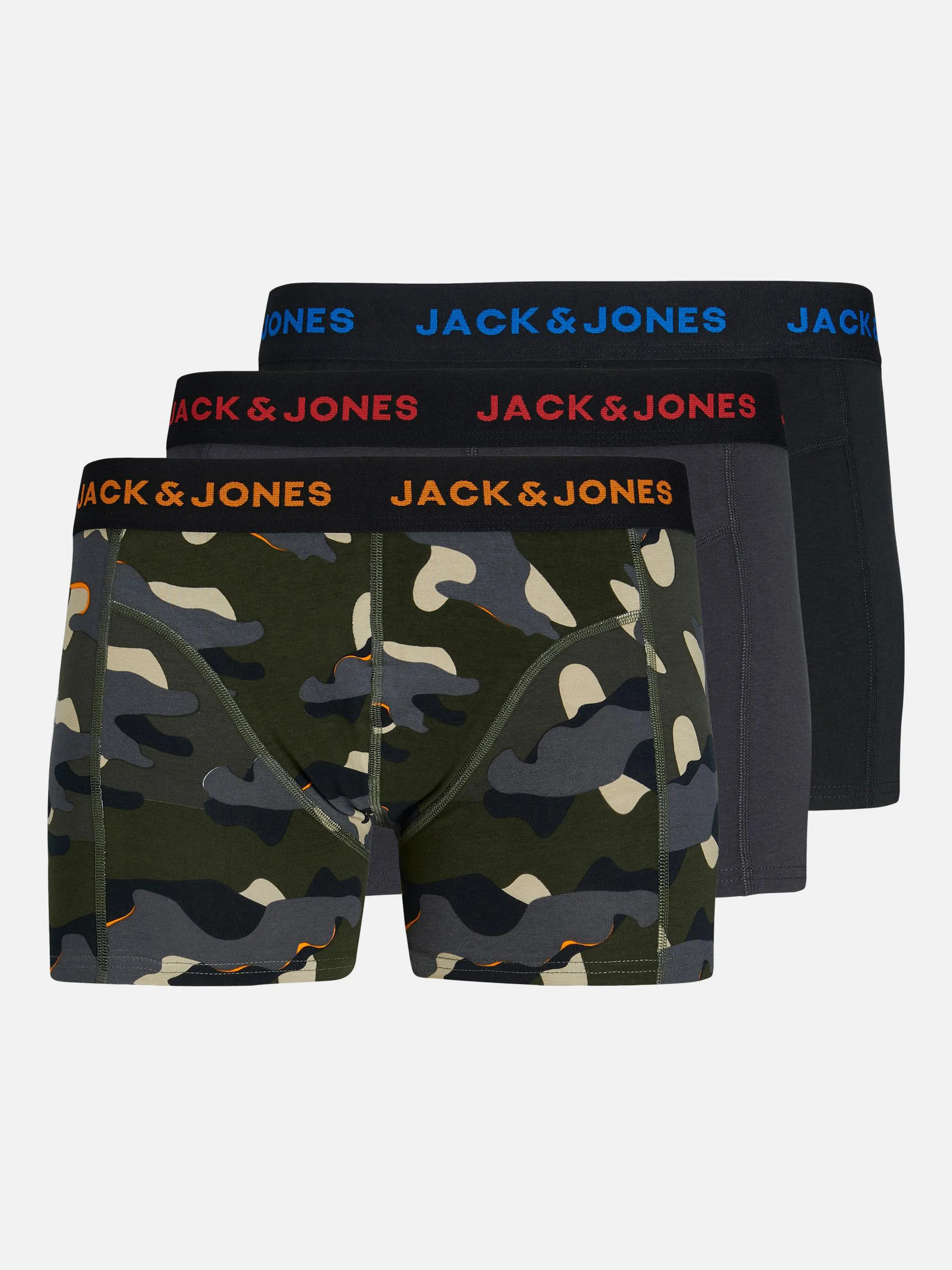 Jack&Jones JACCRAMP CAMO TRUNKS Pantys im 3er Pack