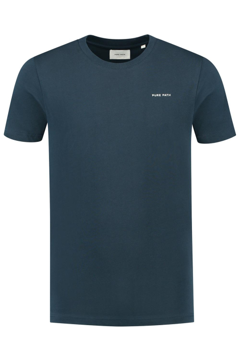 Pure Path blauwe heren t-shirt