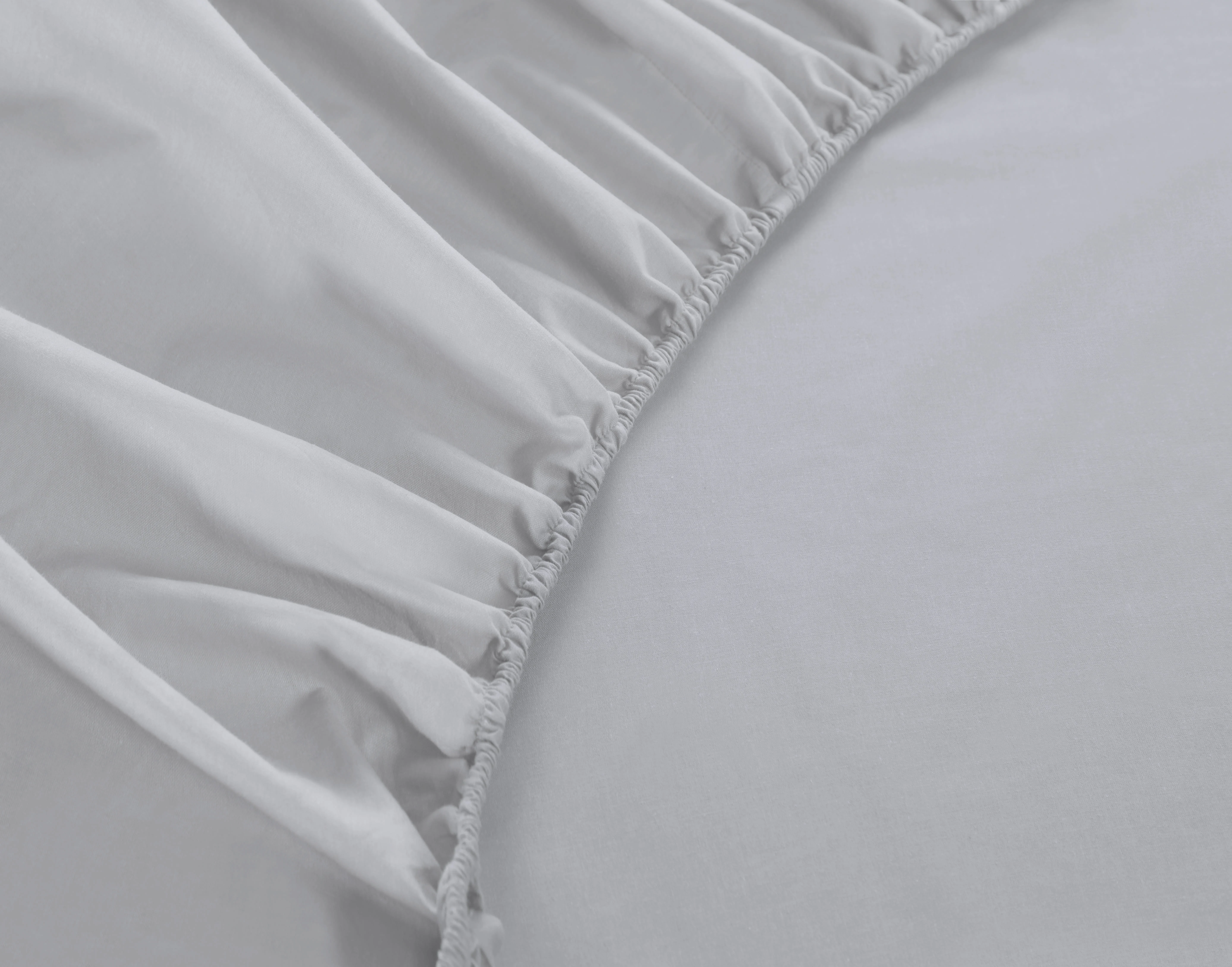 NOUS Living hoeslaken jersey 90x200/220 lichtgrijs