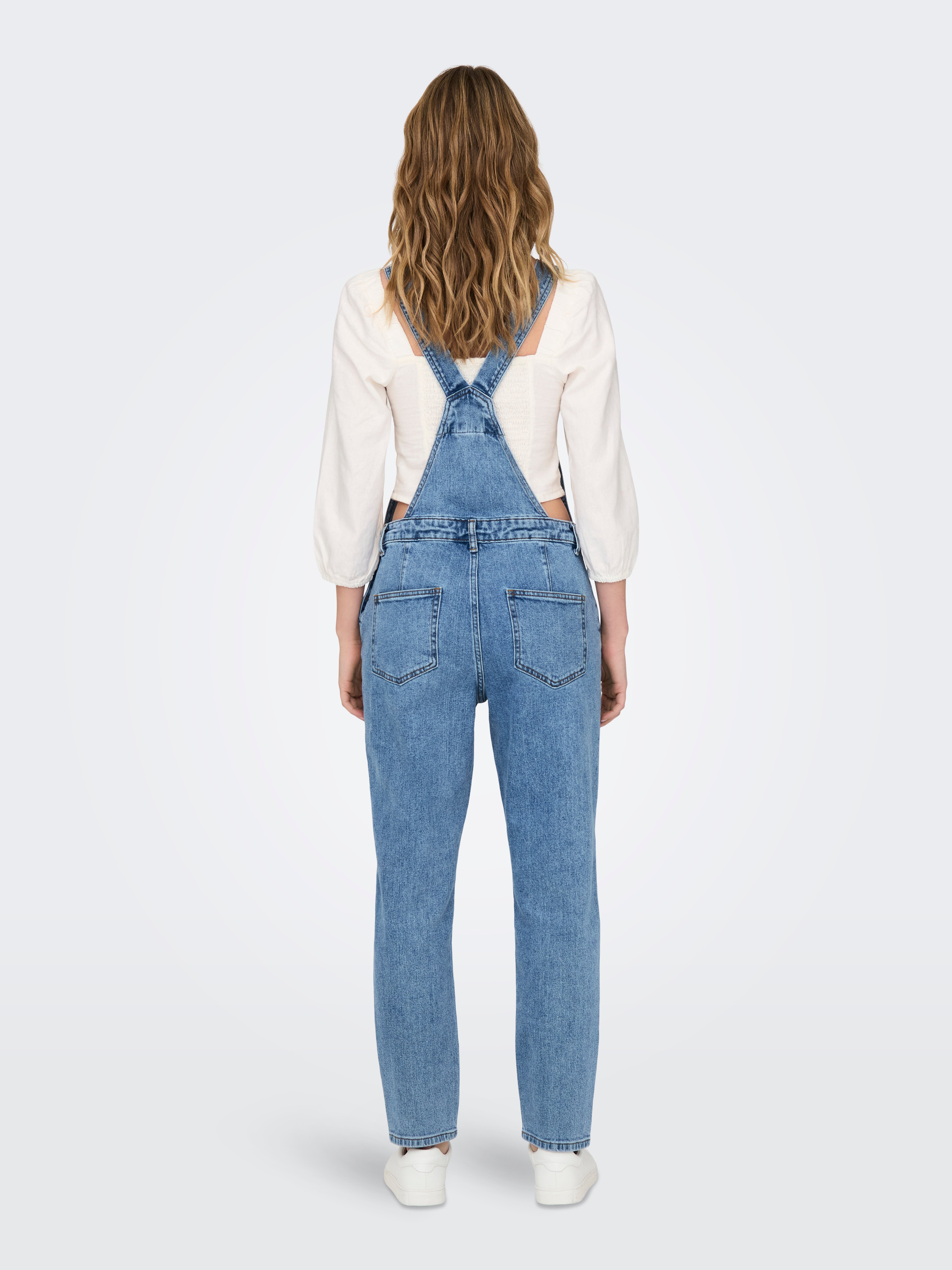 ONLPERCY Slim Fit Jeans Overall Light Blue Denim