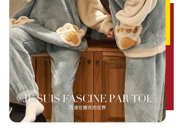 Jeony - Bijpassende fleece pyjamaset voor koppels