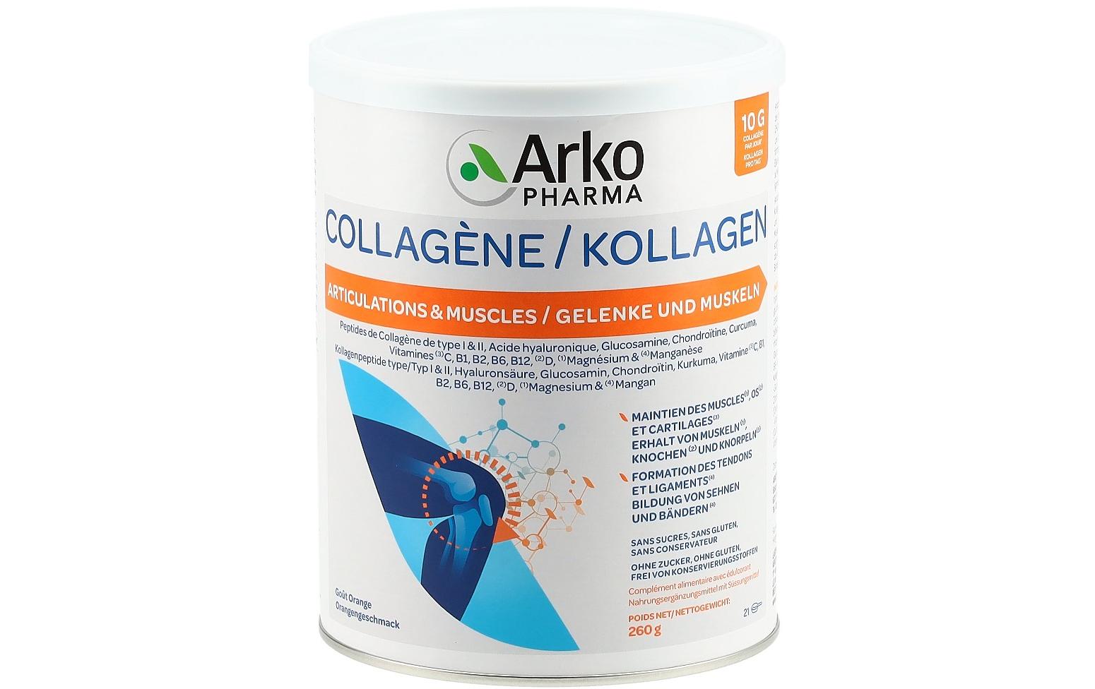 Kollagen Pulver Gelenke und Muskeln 260 gNahrungsergänzungsmittel mit Kollagenpeptiden