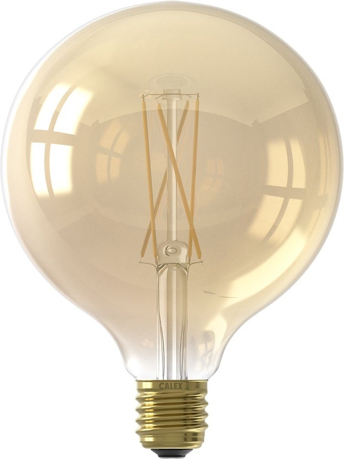Calex LED lamp Lang filament G125 extra warm 430 lm E27 6 W