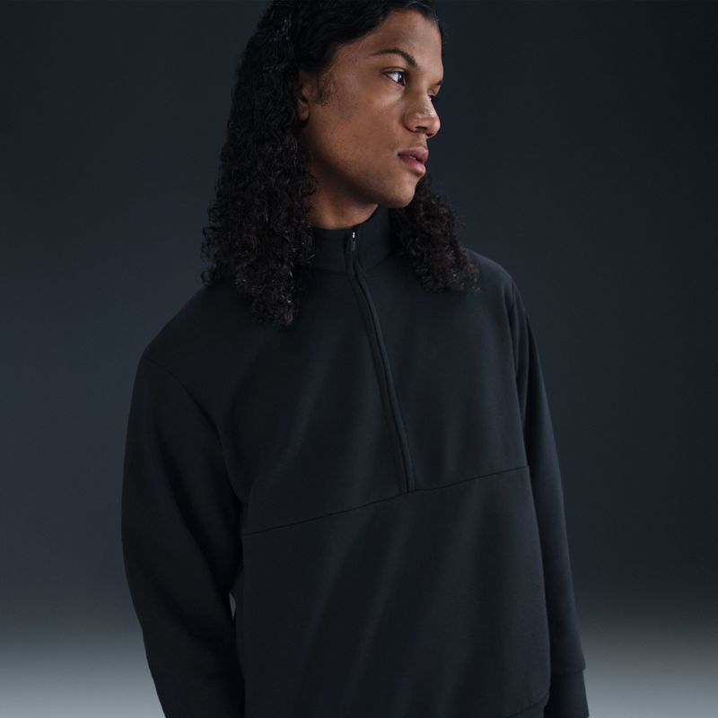 Nike 24.7 ImpossiblySoft Dri-FIT top met halflange rits voor heren - Zwart