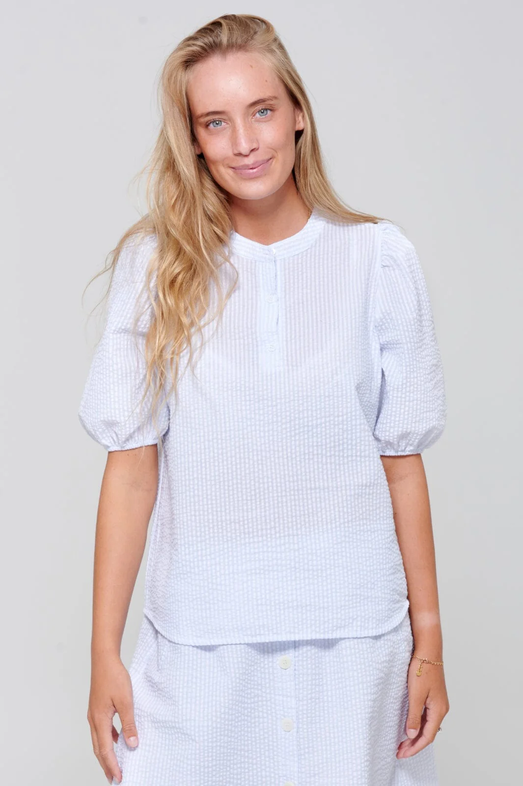 Noella Wakka Blouse Seersucker