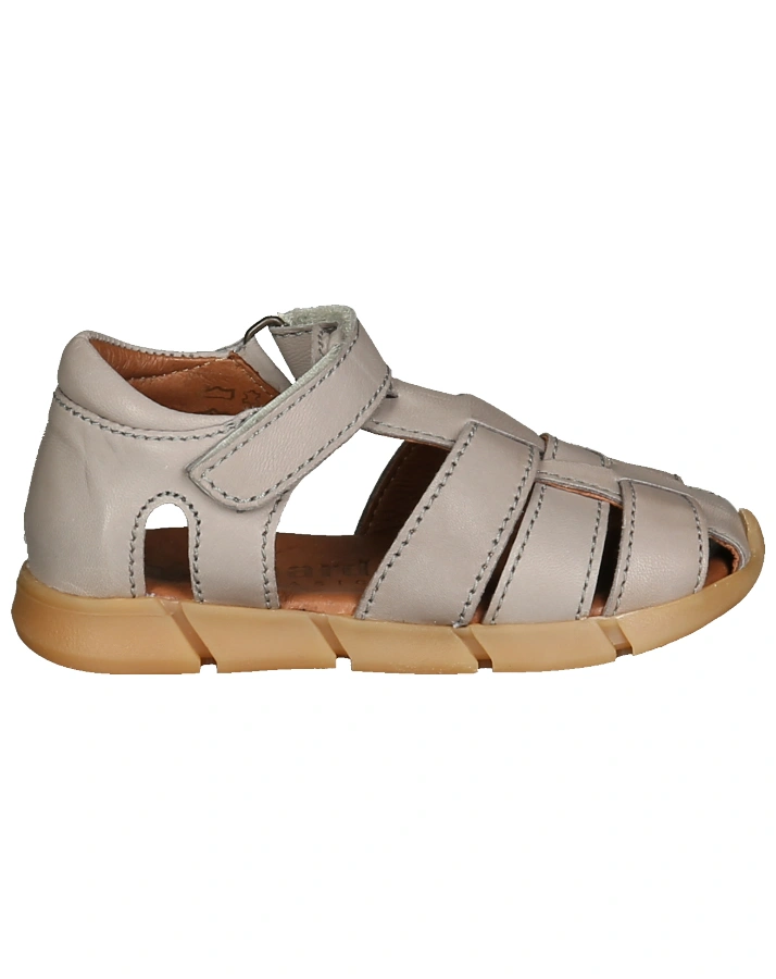 Leder-Sandalen CELIUS mit Zehenschutz in grey