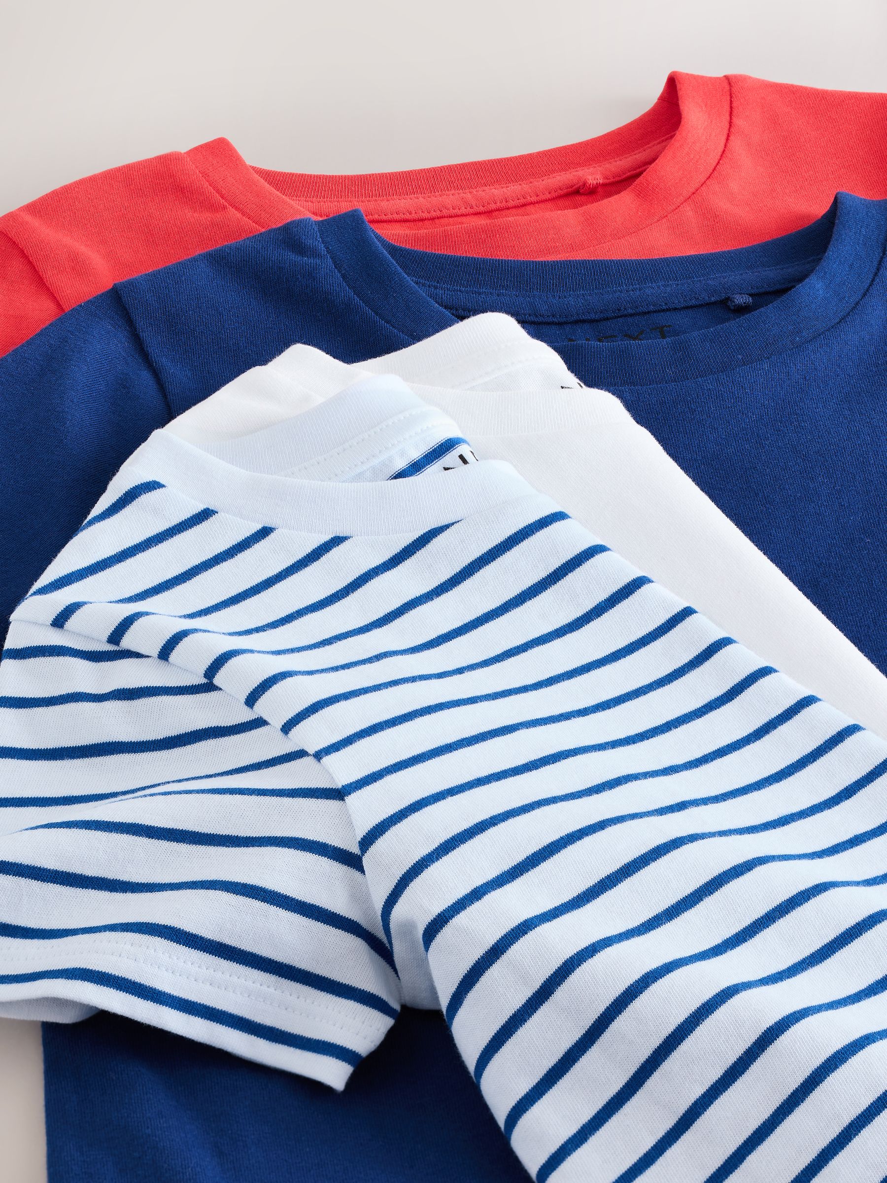 Rood/blauw - T-shirts 4 Pack (3-16jr)