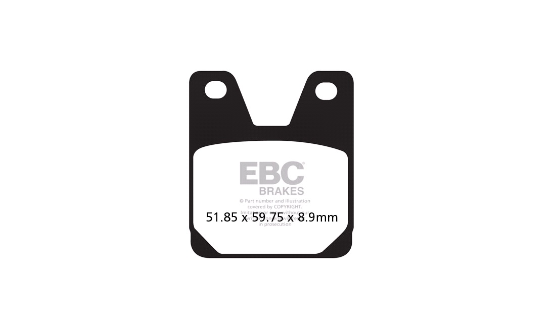Bremseklodser bag EBC HH, R1 98-01