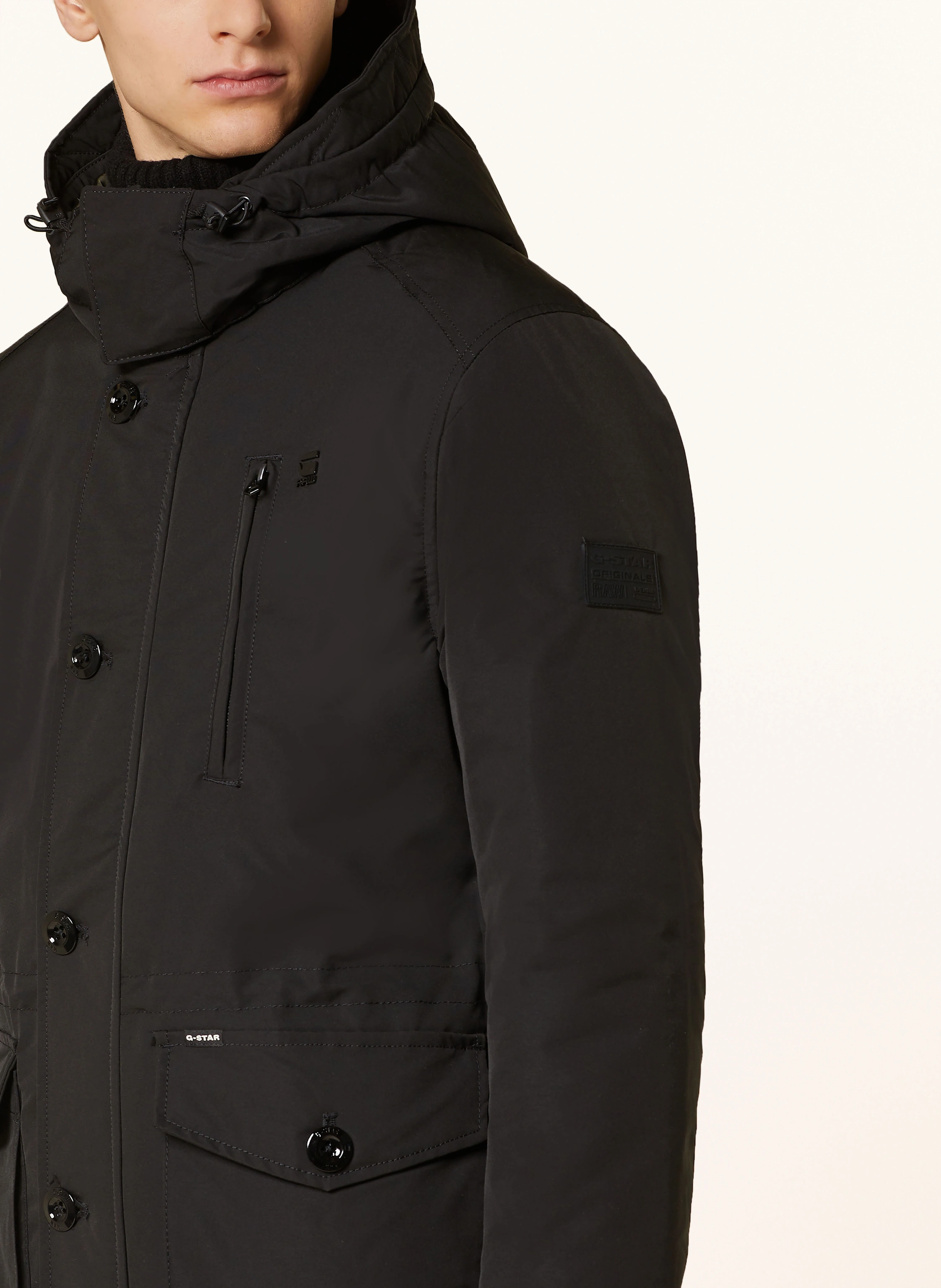 G-Star Parka VODAN mit abnehmbarer Kapuze