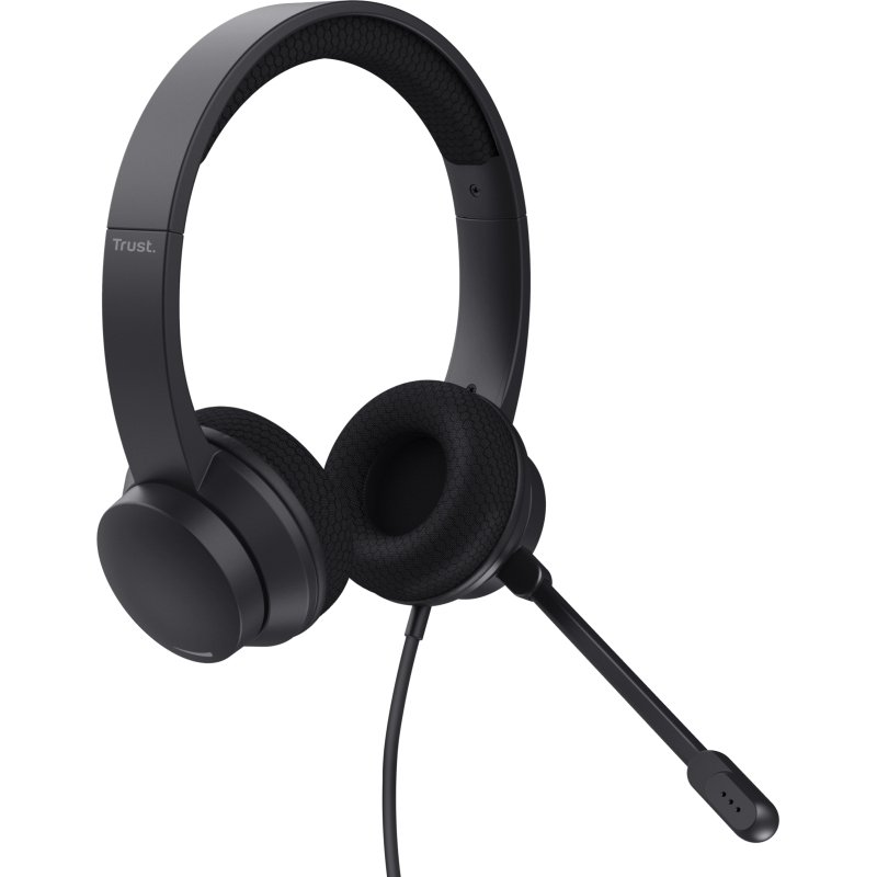 Trust Ayda Casque Avec fil Arceau Appels/Musique USB Type-A Noir