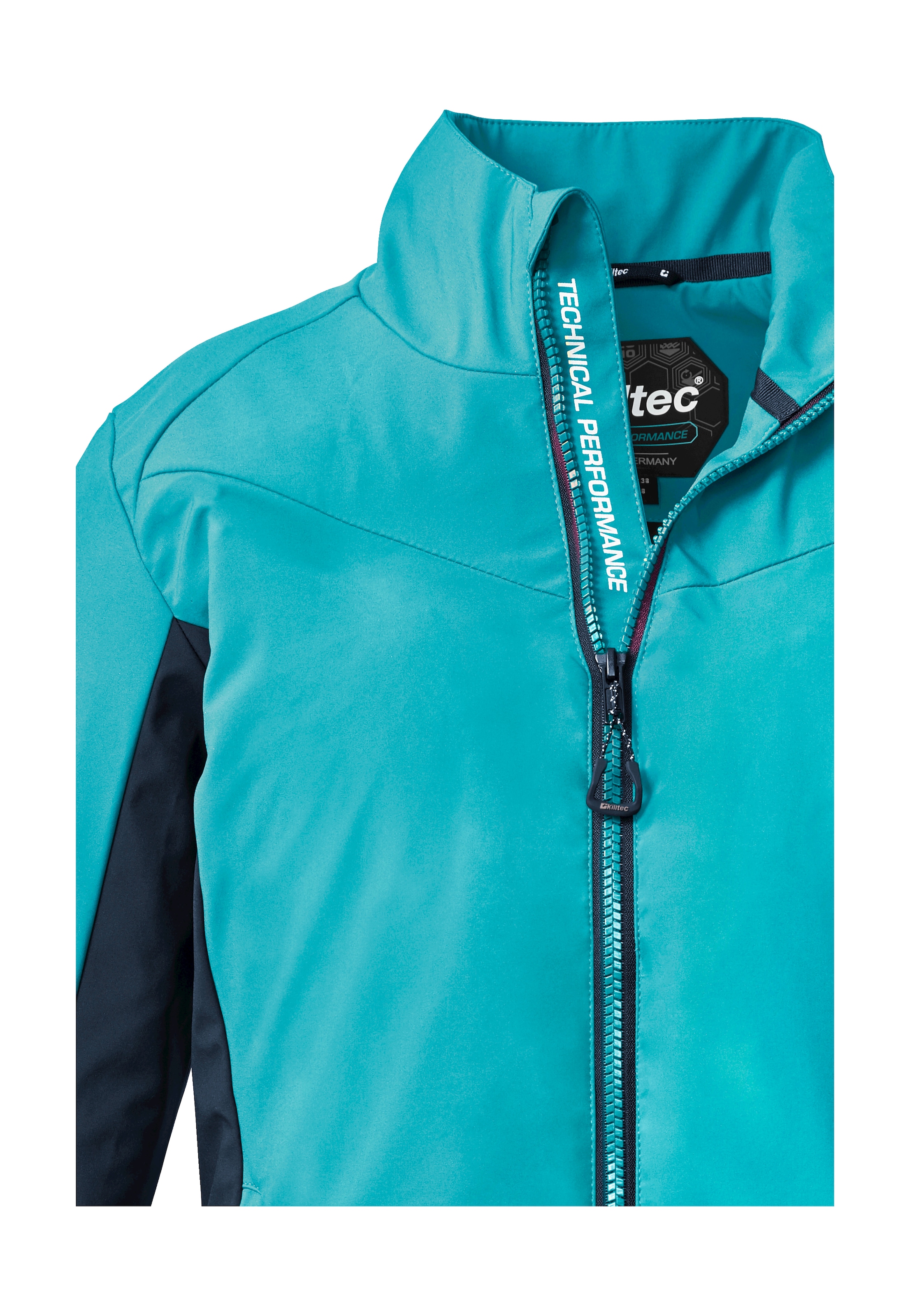 Killtec Softshelljacke »KOW 102 WMN SFTSHLL JCKT« Schmale Softshelljacke, wasser- und windabweisend, atmungsaktiv