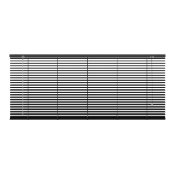 GAMMA aluminum jaloezie 25 mm mat zwart (kleurnr. 320) 180x250 cm (bxh)