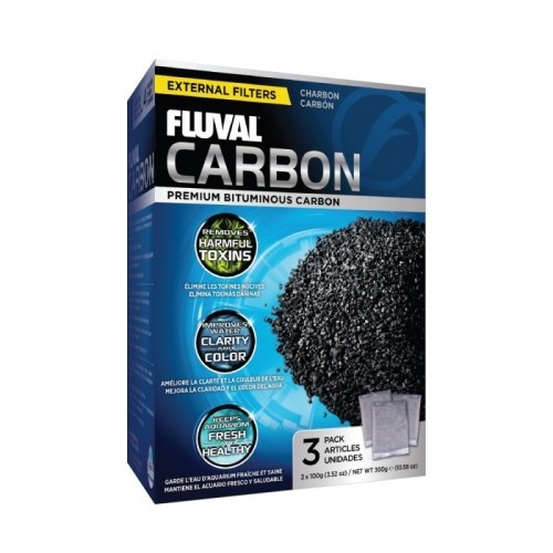Carvão ativado premium Fluval para aquários