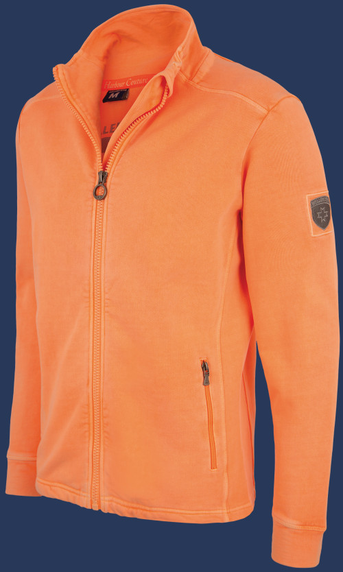 Yacht Jacket Men French Terry 400, Neonpeach
