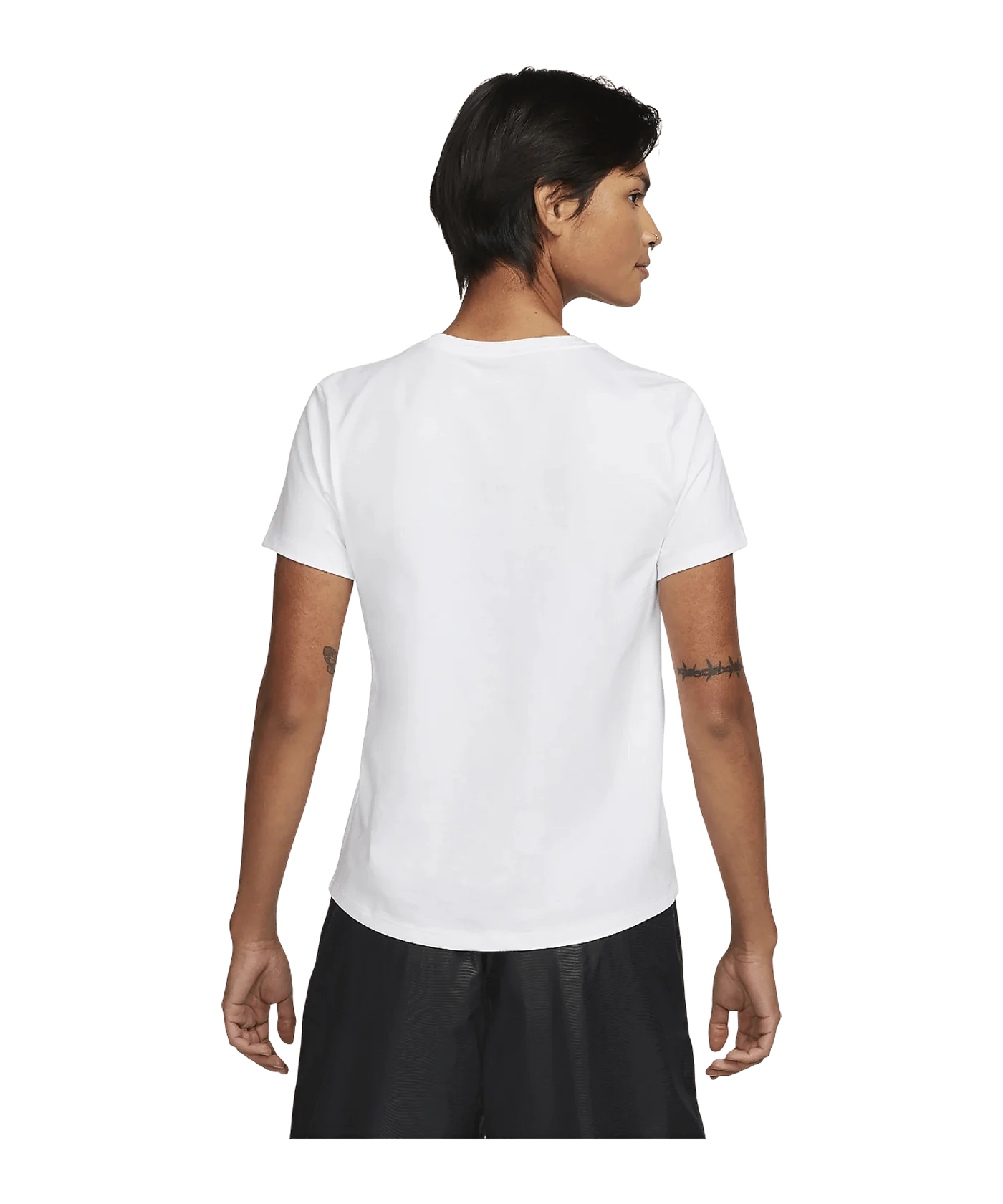 Nike Essentails Logo T-Shirt Damen Weiss F100