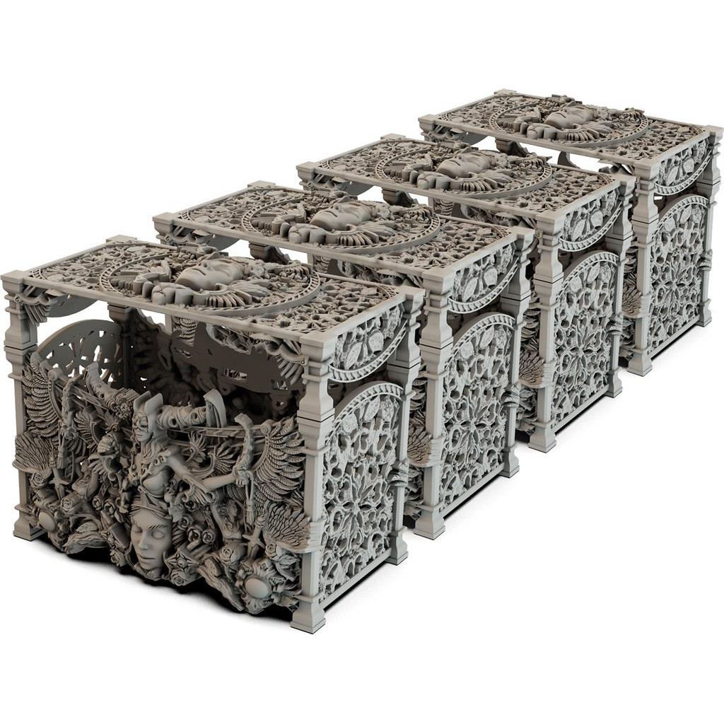 Etherfields - Set de 4 porte-cartes