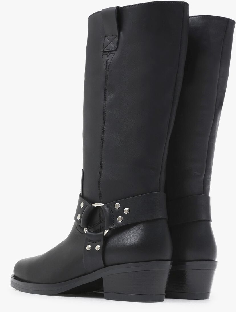 BRONX zwarte bronx biker boots trig-ger 14326