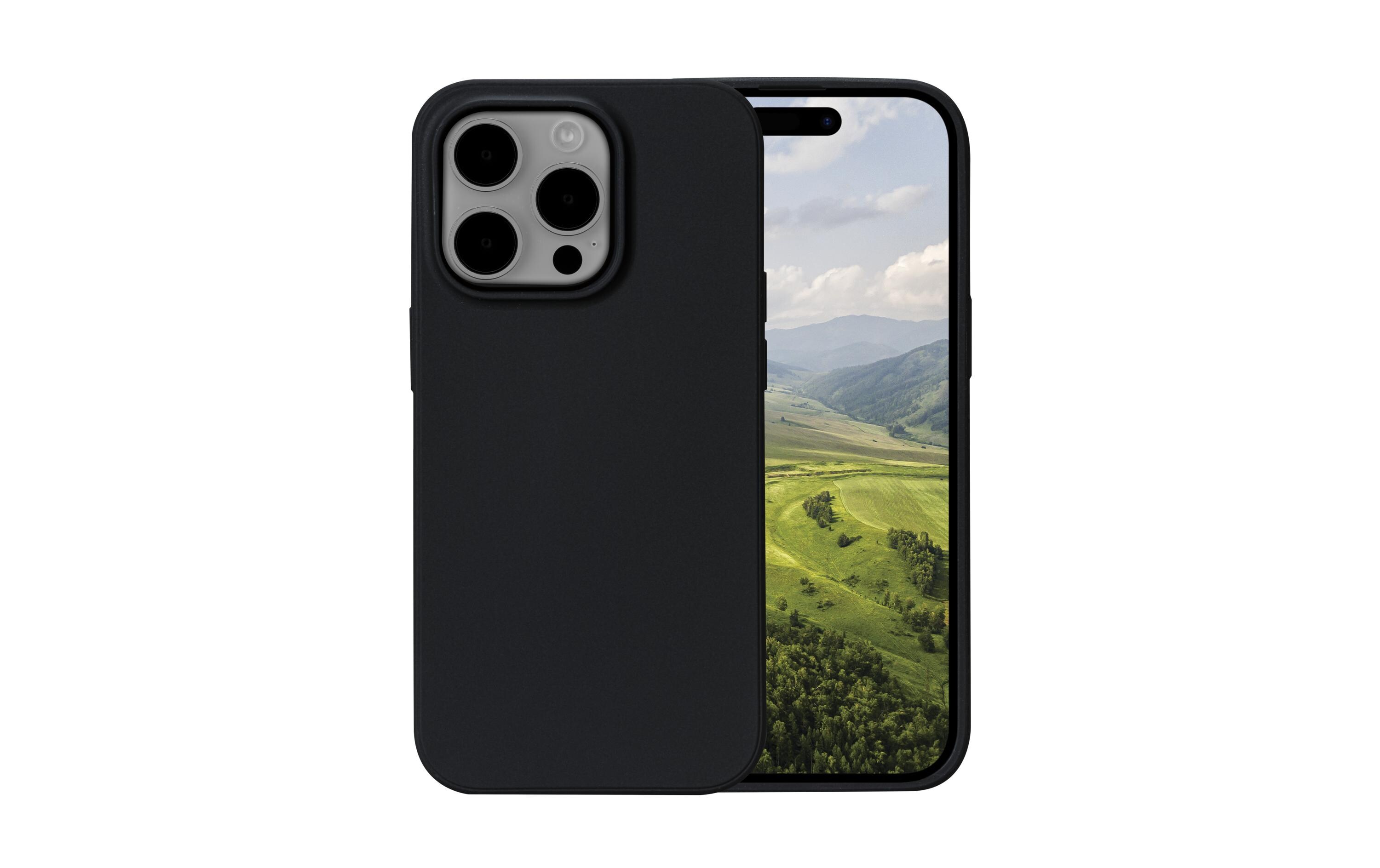 Back Cover Greenland iPhone 15 Pro Night BlackSchutzhülle für das Apple iPhone 15 Pro