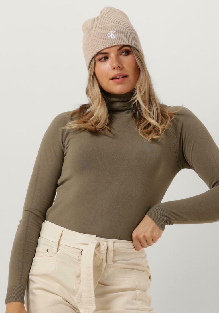 SUMMUM bruine summum coltrui turtle neck sweater