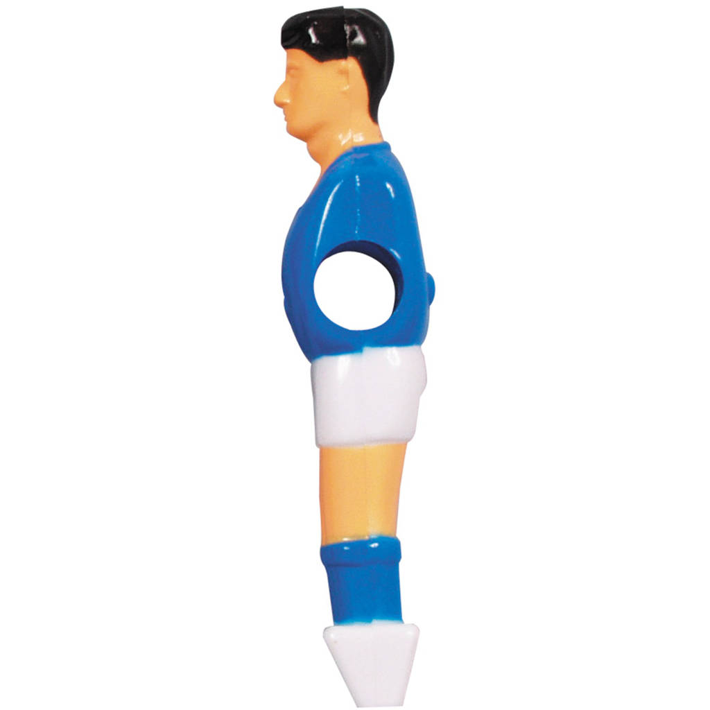 Tafelvoetbalpoppen 13 mm 4 stuks (blauw/wit)