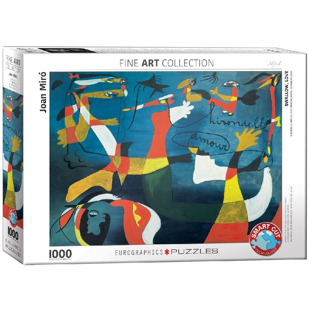 Schwalbe Liebe von Joan Miró 1000 Teile